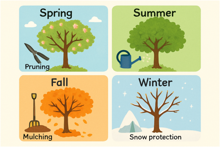 How to Keep Trees Healthy Throughout the Year