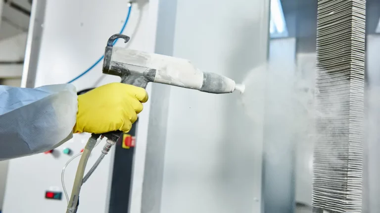 walk in powder coating booth